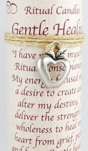 Gentle Healing pillar candle with Ritual Necklace