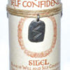 Self Confidence pillar candle with Sigel rune pendent Self Confidence pillar candle with Sigel rune pendent