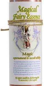 Magic Pillar Candle with Fairy Dust Necklace