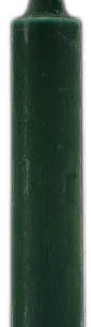 9″ Green pillar candles