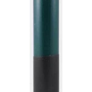 9″ Green/ Black pillar candle