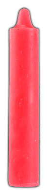 9″ Pink pillar candle