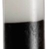 9″ White/ Black pillar candle 9″ White/ Black pillar candle