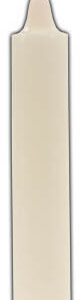 9″ White pillar candle