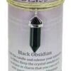 Bliss pillar candle with Black Obsidian pendant Bliss pillar candle with Black Obsidian pendant