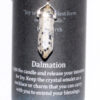 Joy pillar candle with Dalmation Jasper pendant Joy pillar candle with Dalmation Jasper pendant