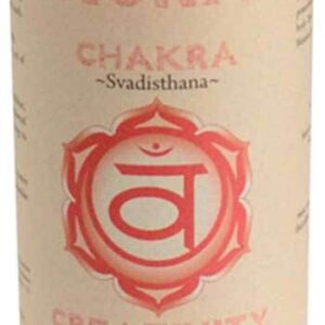 Sacral Chakra pillar candle 3″ x 6″