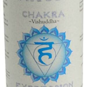 Throat Chakra pillar candle 3″ x 6″
