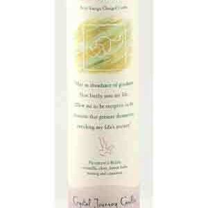 Abundance Reiki Charged Pillar Candle
