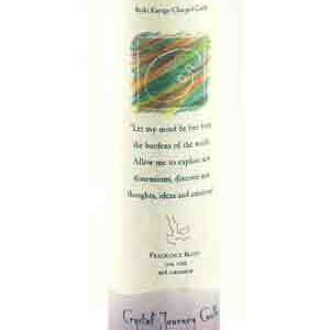 Creativity Reiki Charged pillar candle