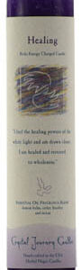 Healing Reiki Charged pillar candle