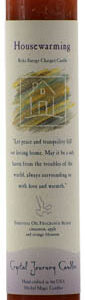 Housewarming Reiki Charged pillar candle