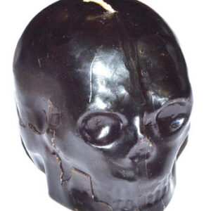 Black Skull Candle 3 1/2″