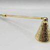 Ornate Brass candle snuffer Ornate Brass candle snuffer