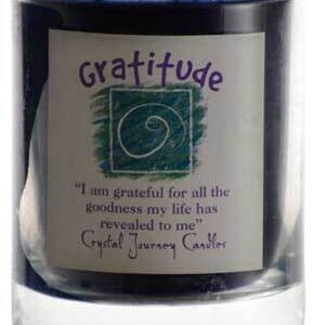 Gratitude soy votive candle