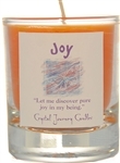 Joy soy votive candle