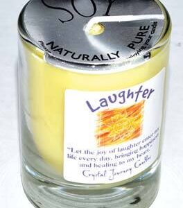 Laughter soy votive candle