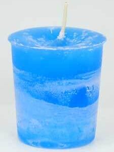 Ascended Masters & Guides Herbal votive – light blue