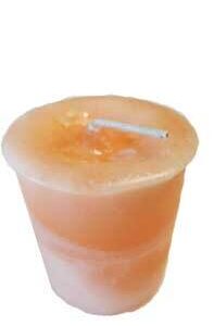 Compassion herbal votive – peach