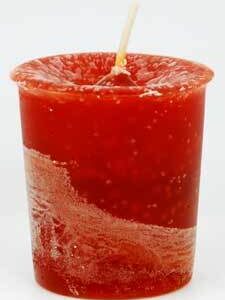 House Warming Herbal votive – red brown