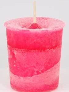 Love Herbal votive – bright pink