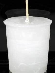 Spirit Herbal votive – white