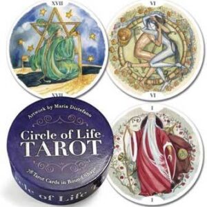 Circle of Life taror (round) by Maria Distefano