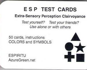 ESP Test Cards (50 Cards)