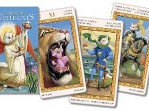 Tarot of the White Cats deck by Severino Baraldi