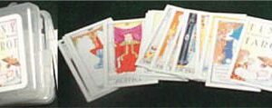 Tiny Tarot Key Chain (Universal Waite Tarot) by Smith & Hanson-Roberts
