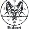 Baphomet bumper sticker Baphomet bumper sticker