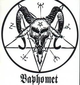 Baphomet bumper sticker
