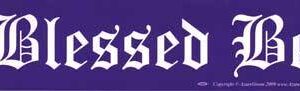 Blessed Be bumper sticker