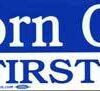 Born OK the First Time bumper sticker Born OK the First Time bumper sticker