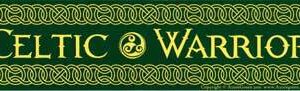 Celtic Warrior bumper sticker