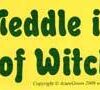 Do Not Meddle in the Affairs of Witches bumper sticker Do Not Meddle in the Affairs of Witches bumper sticker