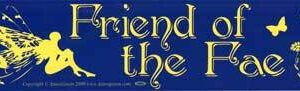 Friend of the Fae bumper sticker