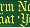 Harm None, Do What Ye Will bumper sticker Harm None, Do What Ye Will bumper sticker