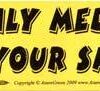 Heavily Medicated For Your Safety bumper sticker Heavily Medicated For Your Safety bumper sticker