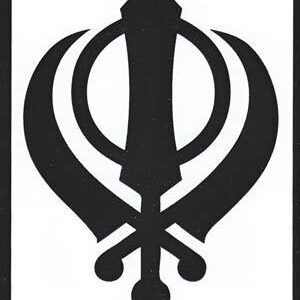 Khanda bumper sticker