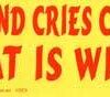 Laughter and Cries Contain All That is Wise! bumper sticker Laughter and Cries Contain All That is Wise! bumper sticker