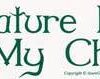 Nature is my Church bumper sticker Nature is my Church bumper sticker