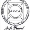 Safe Travel bumper sticker Safe Travel bumper sticker