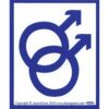 Male/Male bumper sticker Male/Male bumper sticker