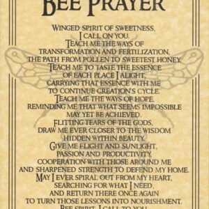 Bee Prayer poster