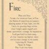 Fire Evocation poster Fire Evocation poster
