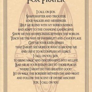 Fox Prayer poster