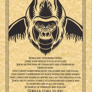 Gorilla Prayer poster