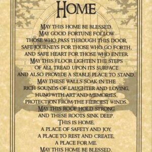 Home Blessing poster