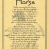 Horse Prayer poster Horse Prayer poster
